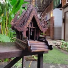 Thai Spirit House Altar Shrine SanPraPhum Wood Carving Thai Handicraft