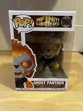 Funko Pop! Figura Marvel Infinity Warps Ghost Panther #860 totalmente nueva