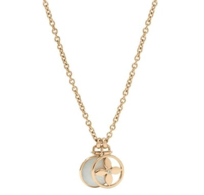 Ladies Fossil PVD rose plating ICONIC NECKLACE JF01138791 WITH BAG