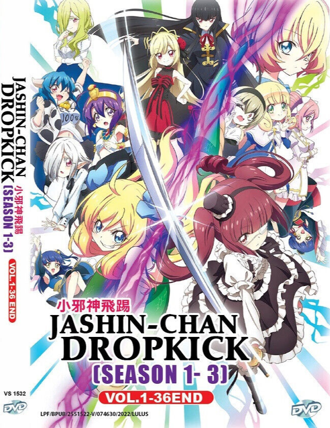 DVD Anime Dropkick On My Devil! SEASON 1-3 (Vol.1-36End) English