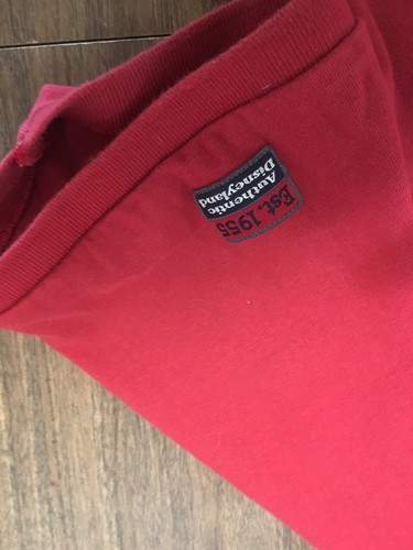 Camisa Polo Disneyland The Original XL Roja Auténtica Mickey Mouse 55 - Imagen 6 de 10