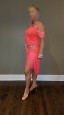 Competition Latin Rhythm Dress Extra Small XS