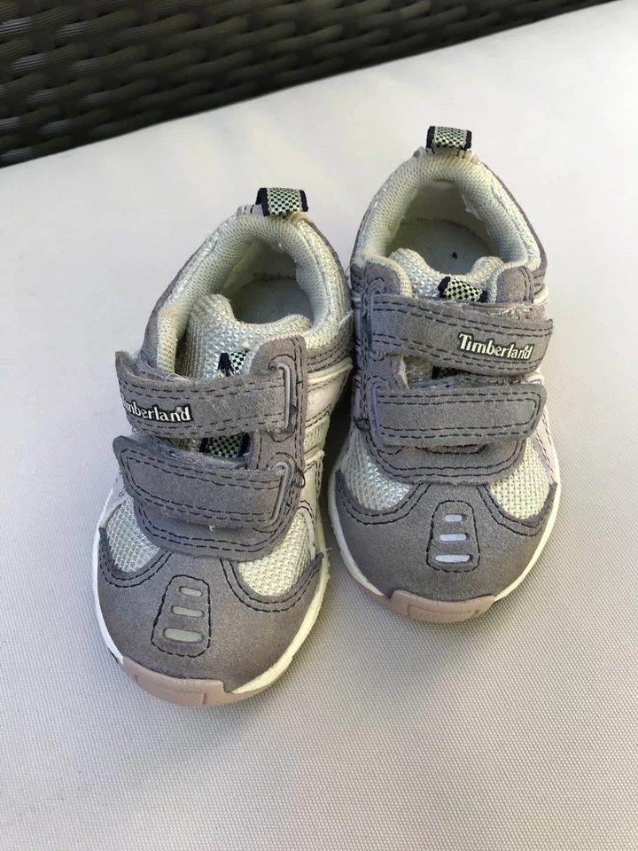 婴儿幼儿学步女孩运动鞋步行鞋 5 Timberland 紫色皮革  — 第 2/4 张图片