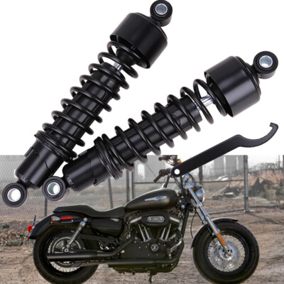 【最終価格】Sportster Rear Shock AIR CANNON Pair Rear Air Shocks Absorbers Suspension For Harley Sportster