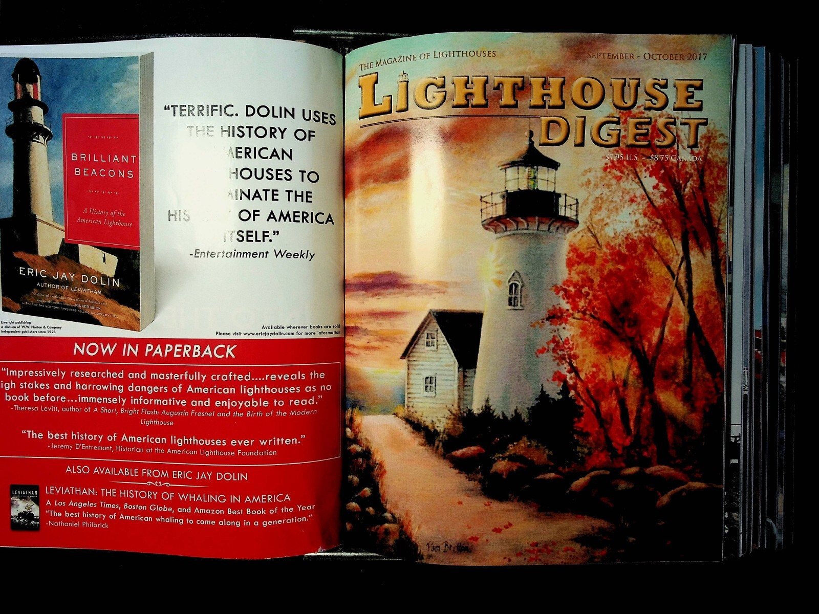 Lighthouse Digest Magazine Binder with 15 Issues, See Description