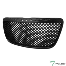 Topline For 2011-2014 Chrysler 300/300C Mesh Front Hood Bumper Grill Grille -Blk