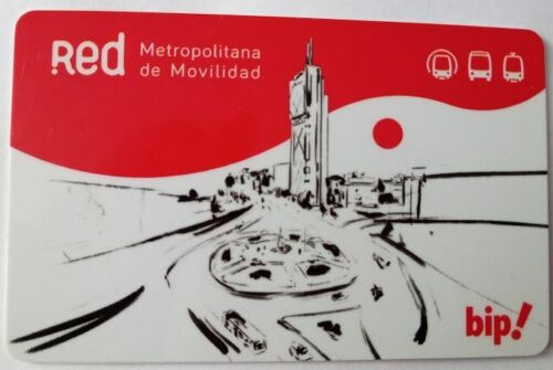 Chile Card Subways BIP! Bus Metro Santiago RED | eBay