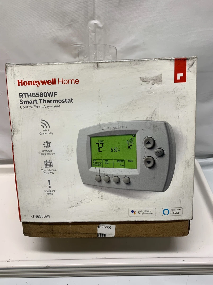 Honeywell Home RTH6580WF Smart Thermostat-Adjust from anywhere *New-Box  Damage 699995649044 | eBay