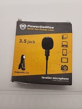 Powerdewise -3.5 Jack/lightning To 3.5 Mm Adapter / Lavalier Microphone Nob