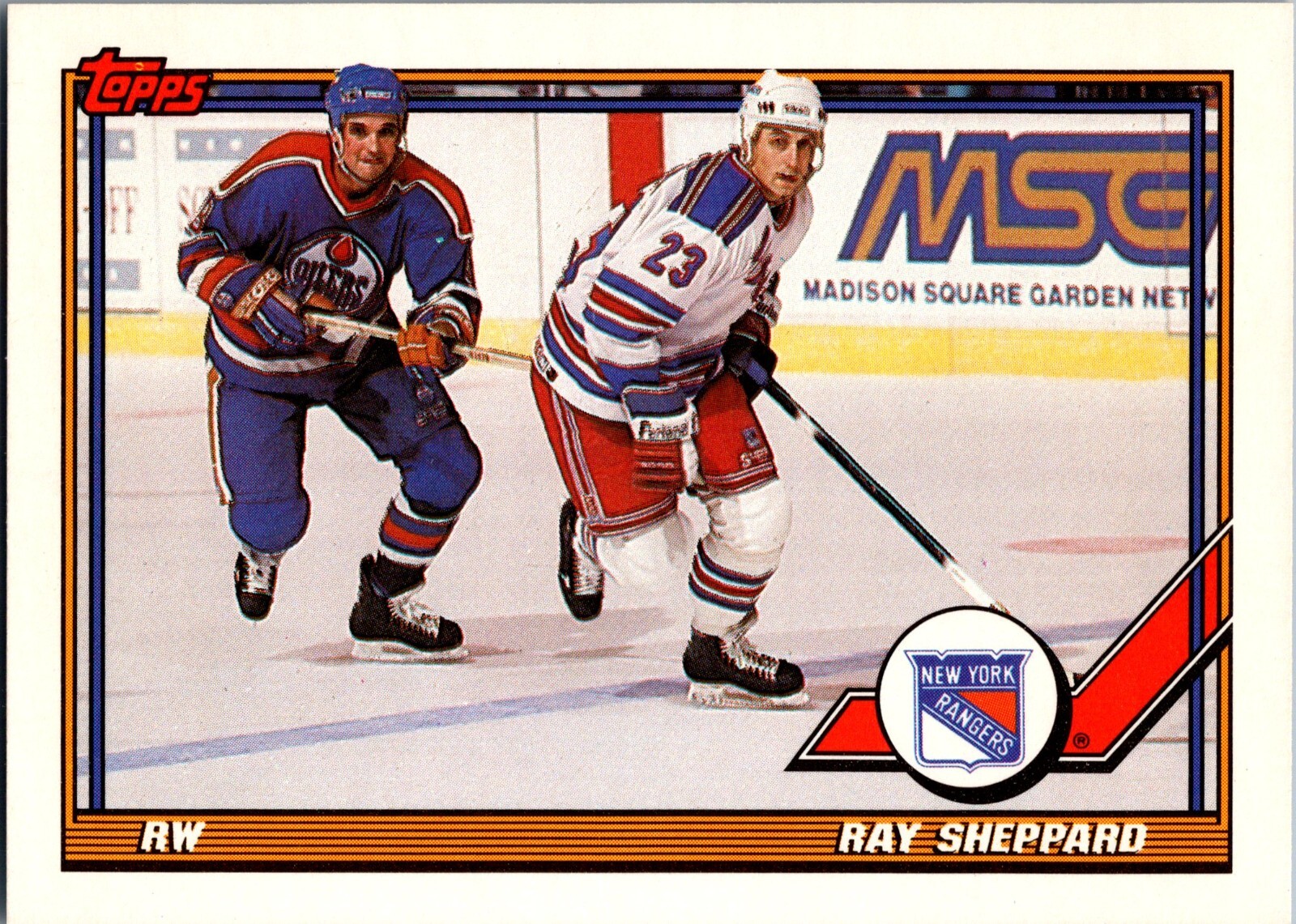 1991-92 Topps - #289 Ray Sheppard