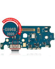 Charging Port Board W/Sim Card Reader For Samsung Galaxy S21 Plus G996B 