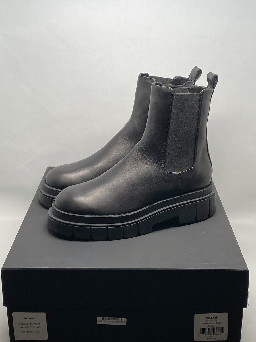 Mackage Storm Shearling lined Leather Men display picture 3