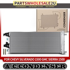 A/C Condenser for Chevrolet Silverado 1500 2019-2020 GMC Sierra 1500 2019-2021