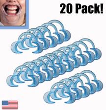 20 Pcs Oral Dental Cheek and Mouth Lip Retractor for Teeth Whitening - Usa Made