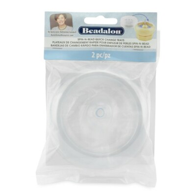 Quick Change Trays Beadalon 2pc Spin-N-Bead for Bead Spinner