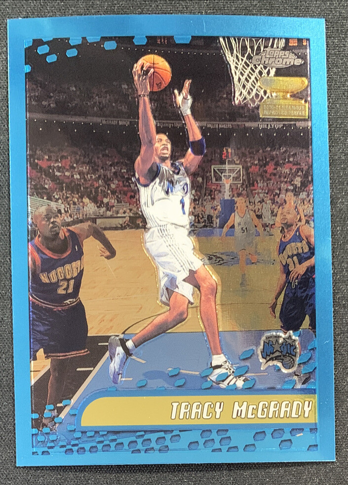 Tracy McGrady 2001-02 Topps Chrome Basketball #20  2000-01 NBA Most Improved