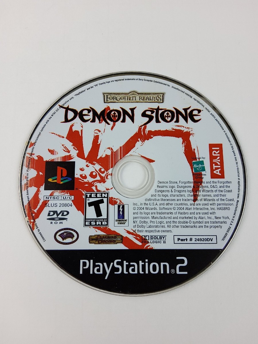 Forgotten Realms: Demon Stone (PlayStation 2 PS2, 2004) Game