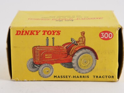 Dinky Toys GB Nr. 300 Massey Harris Traktor IN Schachtel 1/43