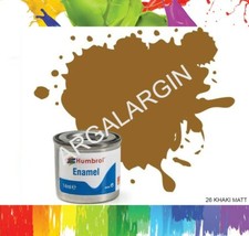 HUMBROL Enamel Model Paint 14ml - ALL COLOURS - Matt Gloss Satin Metallic Airfix