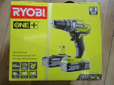 Produktbild von RYOBI 18 V 2-Gang Akku-Bohrschrauber, R18DD3-252S, Inkl. 2 Akkus Und L