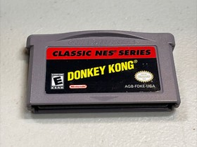 Authentic Donkey Kong Classic NES Series Nintendo Game Boy Advance GBA - Tested