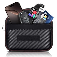 Faraday Bags for Phones Car Keys, 2 Pack Signal Blocking Pouch Anti-Theft...