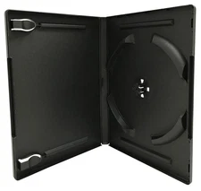 STANDARD Black 6 Disc Stackable DVD Cases Lot