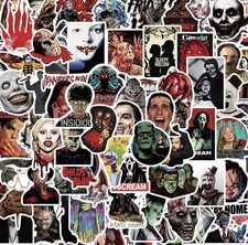 Horror Films Movie Stickers 50pk Mix Scary Killer Random Stickers Free Shipping Horror Films Movie Stickers 50pk Mix Scary Killer Random Stickers Free Shipping