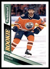 2019-20 Parkhurst Josh Currie RC Edmonton Oilers #316