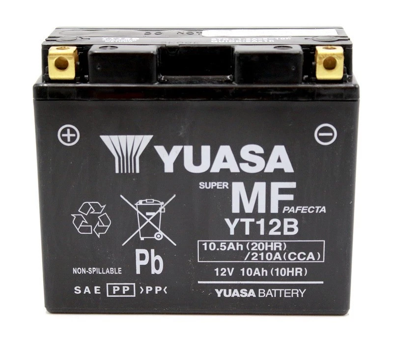 Batterie Yuasa YT12B 12V Scellée 10 Ah Pour Aprilia Sport City 200 04-07 - Photo 3/3