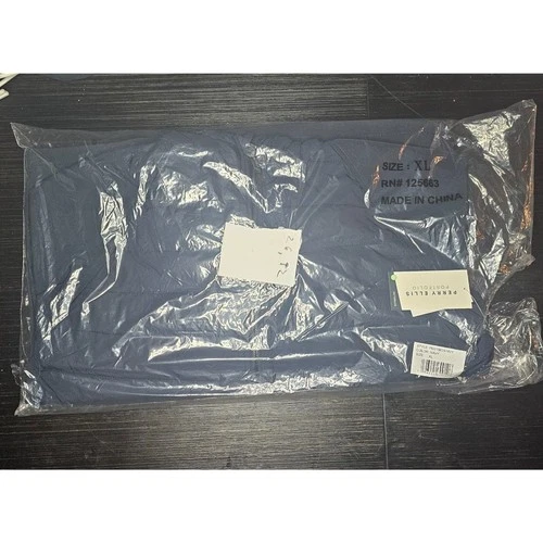 NWT Perry Ellis Portfolio Men's XL Quilted Jacket Slate Blue New In Package image 2