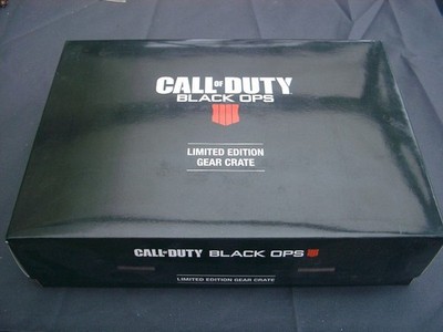 COD Call of Duty: Black OPS  Limited Edition Gear Crate mit Brille Figur usw.