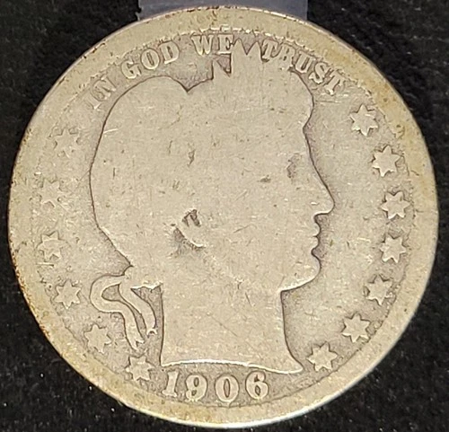 1906 P Philadelphia Mint Barber Quarter