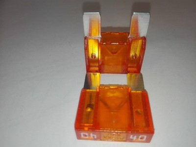 5 x Flachstecksicherung MAXI - Sicherung 40A / 32V / orange