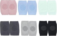 PandaEar 6 Pairs Baby Crawling Knee Pads, Soft & Breathable Baby Knee Pads