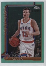 2025-26 Topps Chrome Teal Refractor /299 Tyler Kolek #139 00ma