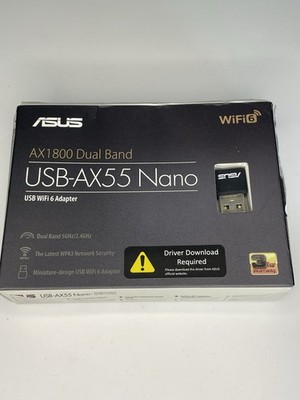 Asus USB-AX55 Nano AX1800 USB WiFi 6 Adapter Dongle