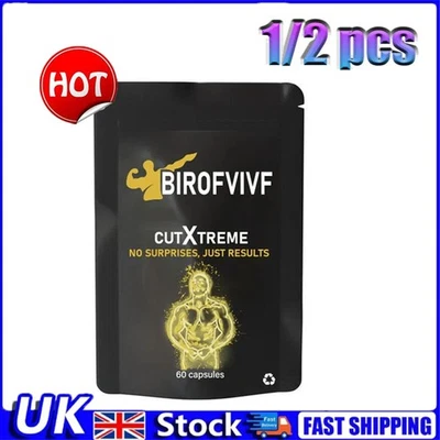 BIO REVIVE LABS Genuine BioRevive CutXtreme Fat Burner Supplement 780mg Thermogenic Vegan Caps
