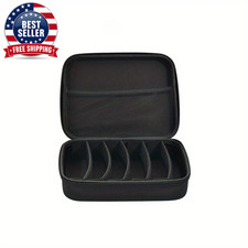 6/7 Compartment Adjustable Glasses Storage Box | Portable Glasses Organizer and 