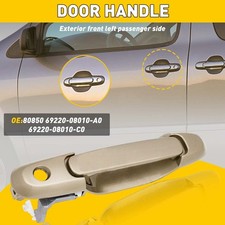 Door Handle For 1998-2003 Toyota Sienna Exterior Front Left Driver Lh Side Beige