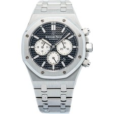 Audemars Piguet Royal Oak 26331ST With Card Auto Black Dial Men Watch 41mm