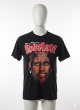 Dennis Rodman "America's Bad Boy" T-Shirt Men's Large - Vintage Style - Black