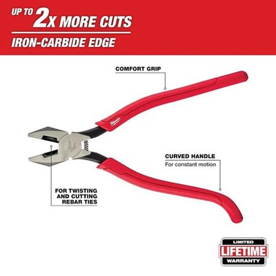 *NEW* Milwaukee 9 in. Ironworker's Pliers with Comfort Grip (48-22-6102)