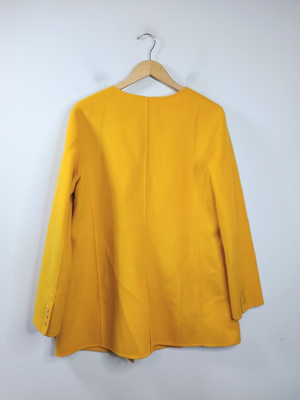 Talbots Wool Felt Collarless Patch Pocket Jacket … - image 5