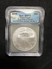 2006 $1 Silver American Eagle ICG MS 70 First Day of Issue 1361 of 6873