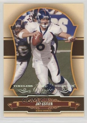 2007 Donruss Classics Timeless Tributes Silver 26/50 Jay Cutler #31 0v0