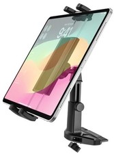 Car Tablet Holder CD Slot, Adjustable Arm CD Player Tablet Mount, 360 