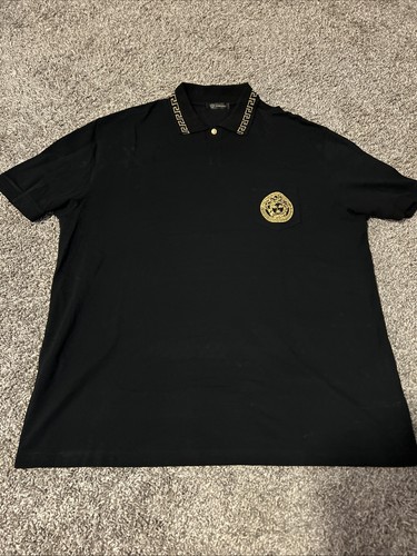 Versace Poloshirt Herren schwarz XL