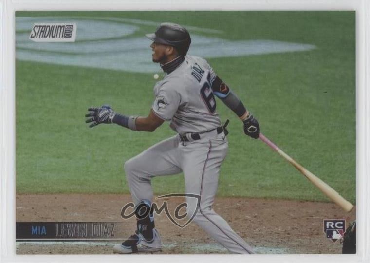 2021 Topps Stadium Club Rainbow Foilboard 22/25 Lewin Diaz #188 17fn