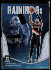 2022-23 Panini Donruss Optic #14 Damian Lillard Raining 3s Trail Blazers